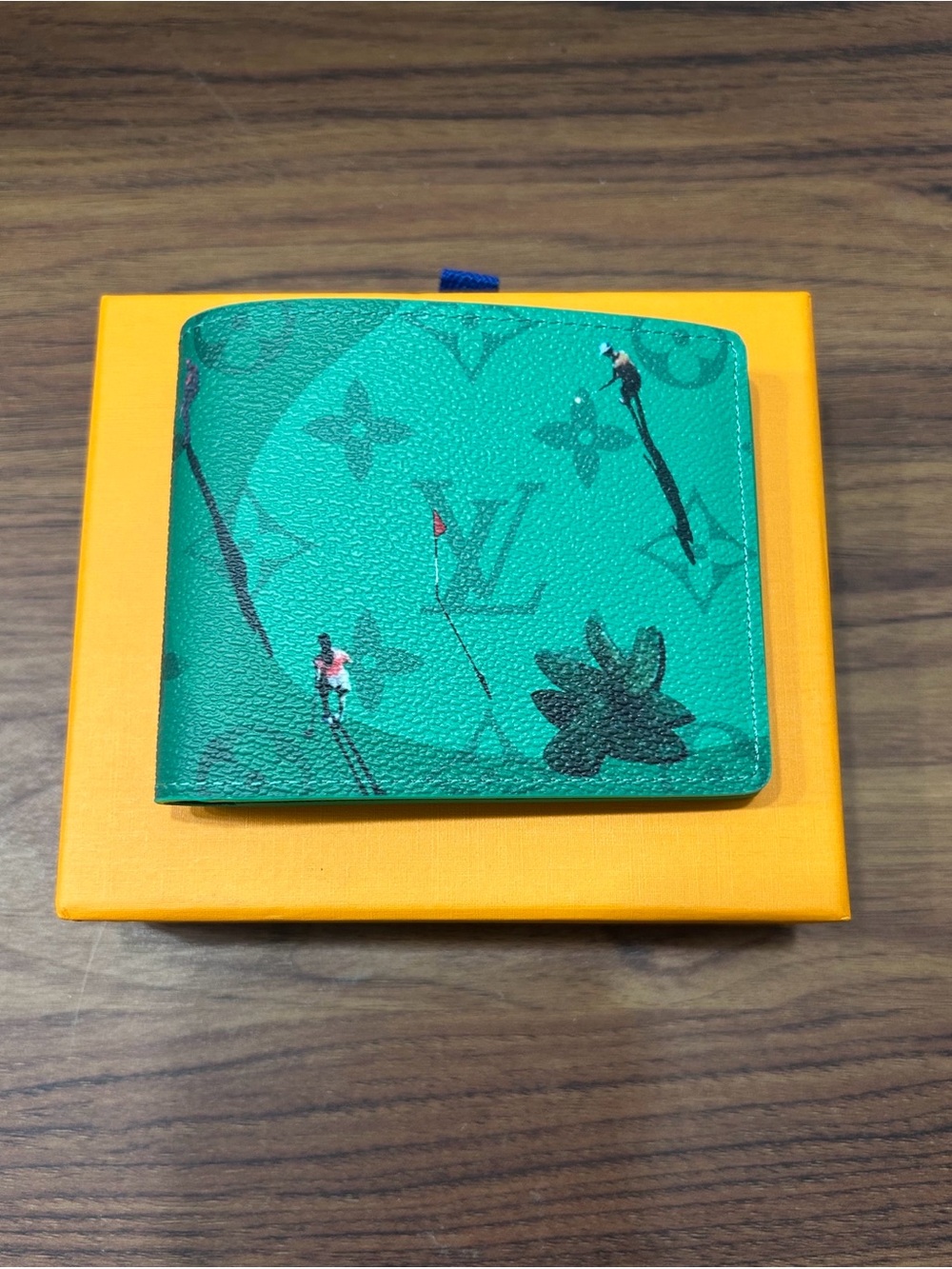 Louis Vuitton Golf Green Bifold Wallet